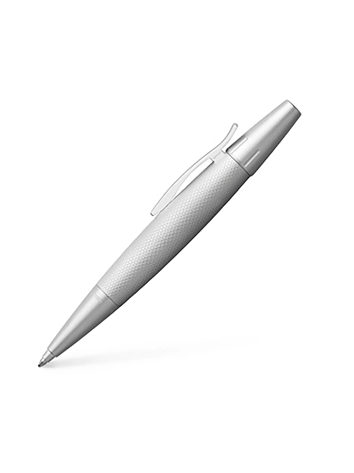 FABER-CASTELL | Drehkugelschreiber e-motion pure (Silver) | 